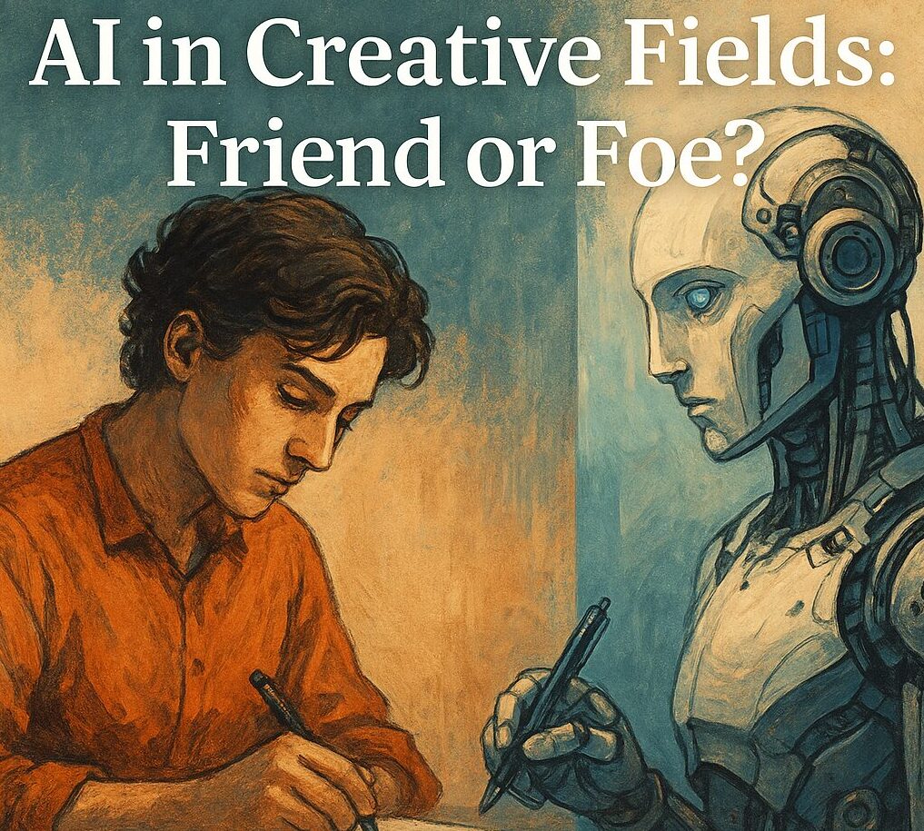 My Thoughts on AI in Creative Fields: Helpful Friend or Frightening Foe?